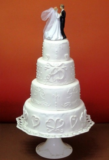 Romantične svadbene torte
