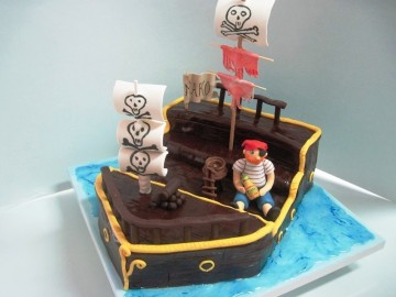 rodjendanske torte za decake gusarski brod