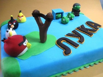 rodjendanske torte za decake angry birds