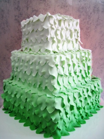 Ombre svadbene torte