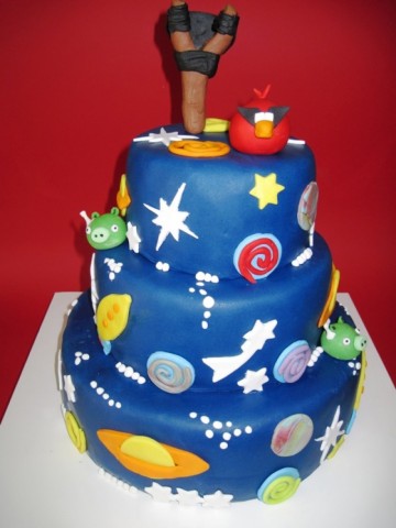 rodjendanske torte za decake angry birds