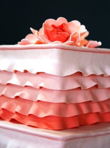 Ombre svadbene torte